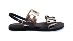 SANDALO Dalila VACCHETTA FONDO MICRONITE NERO ZEBRA